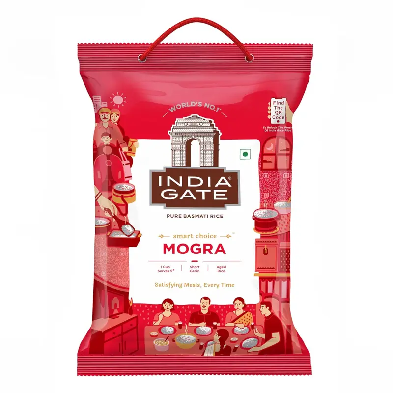 India GATE Super Premium Basmati Rice(MOGRA)-5KG