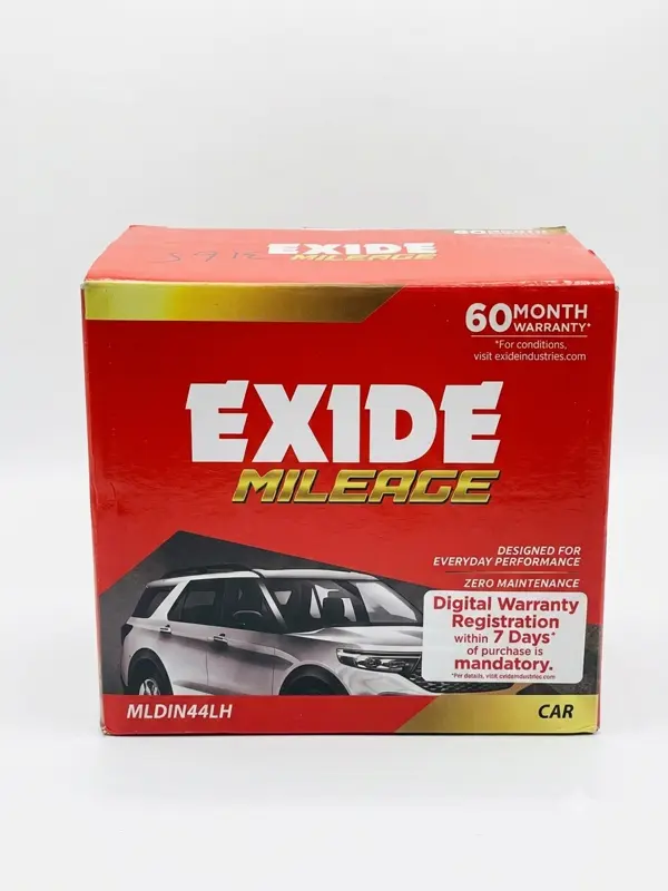 EXIDE MILEAGE MLDIN44LH CAR BATTERY