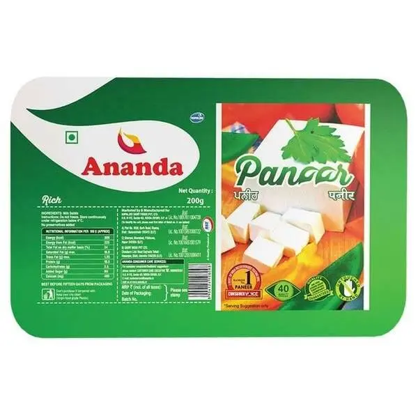 ANANDA RICH PANEER 200 G