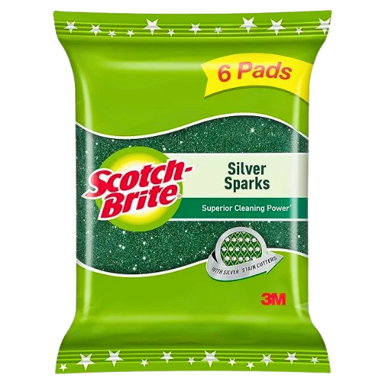 Scotch-Brite Silver Sparks Scrub