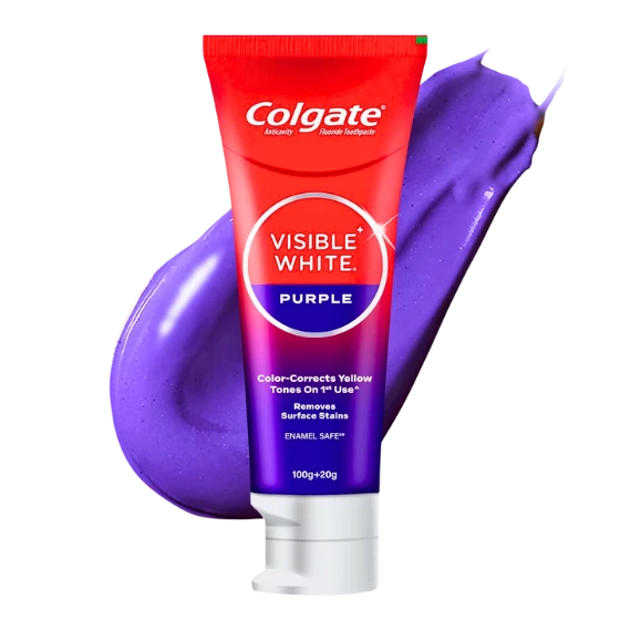 Colgate Visible White Purple Toothpaste 120 GRAM