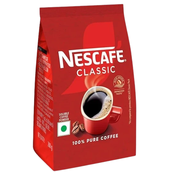 NESCAFE Classic Instant Coffee Powder 200GM Pouch
