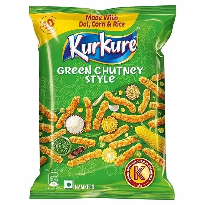 Kurkure Green Chutney Rajasthani Style, 36g/47g
