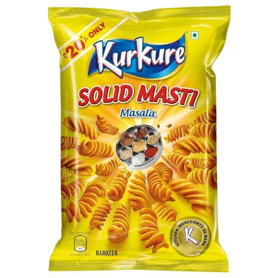 Kurkure Snacks, Solid Masti Masti, 90g Pouch