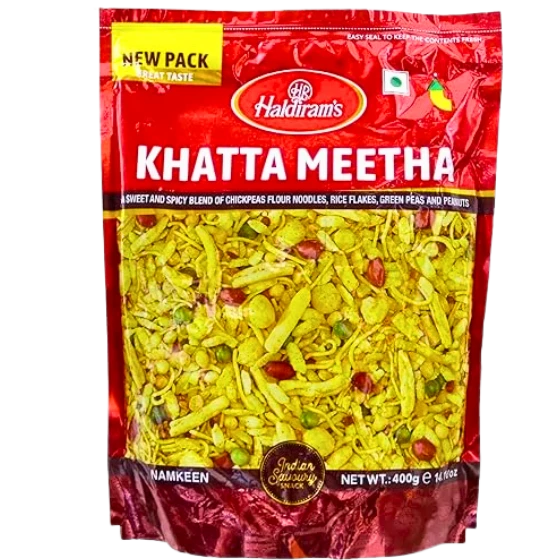 HALDIRAM'S NAMKEEN KHATTA MEETHA, 400G+40G EXTRA