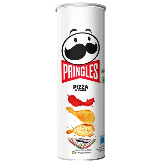 PRINGLES POTATO CRISPS - PIZZA FLAVOUR