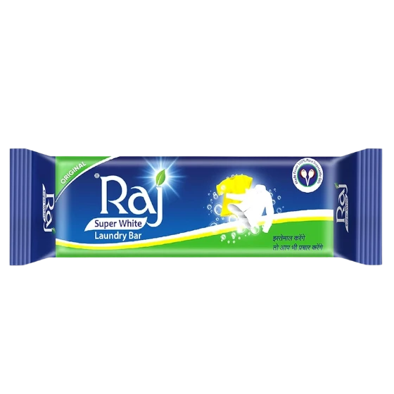 RAJ SUPER WHITE LAUNDRY SOAP