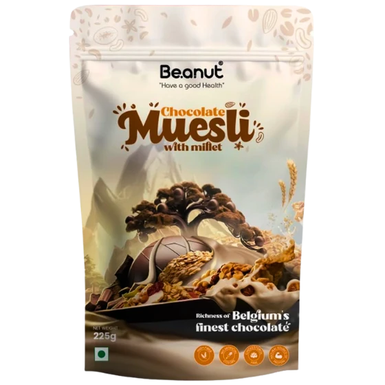 BEANUT CHOCOLATE MUESLI WITH MILLET