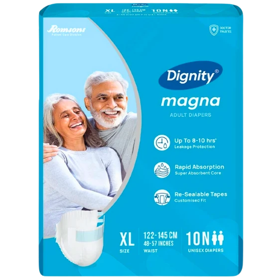 DIGNITY MAGNA ADULT DIAPERS TAPE STYLE XL