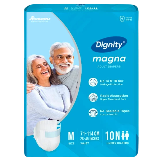 DIGNITY PREMIUM PANT STYLE ADULT DIAPERS MEDIUM