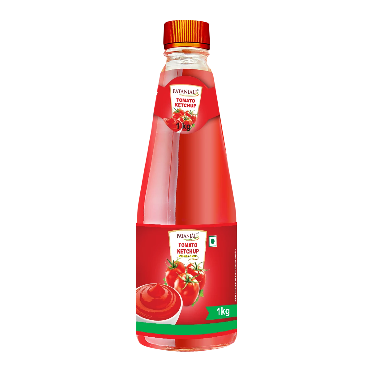 TOMATO KETCHUP W. ONION GARLIC-1 KG (B) - PATANJALI