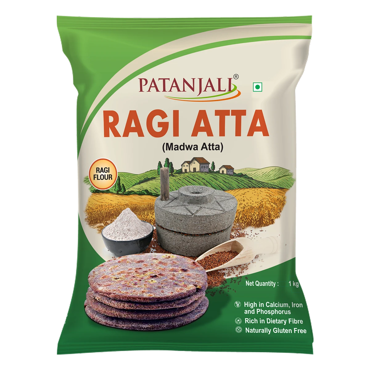 RAGI ATTA 1 KG - PATANJALI