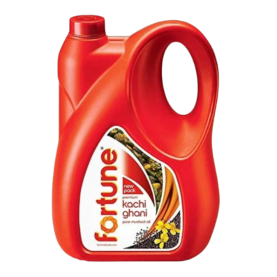 Fortune Premium Kachi Ghani Pure Mustard Oil, 5L