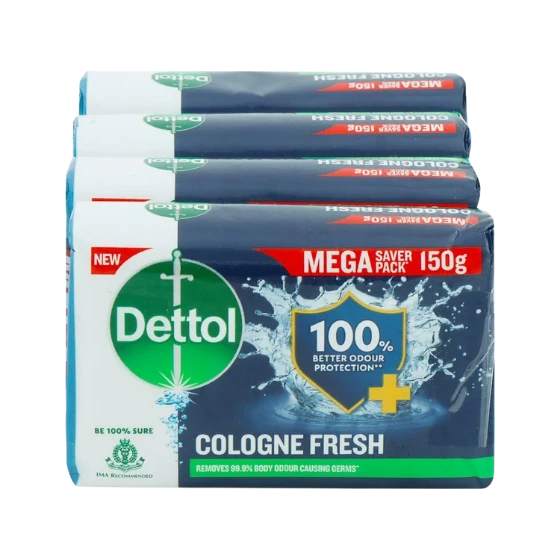 Dettol Cologne Fresh Soap 4x150 g