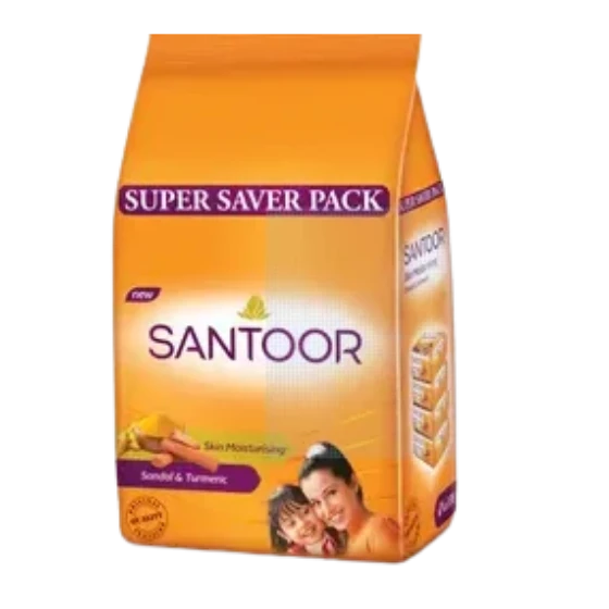 Santoor Soap 4x100 GM