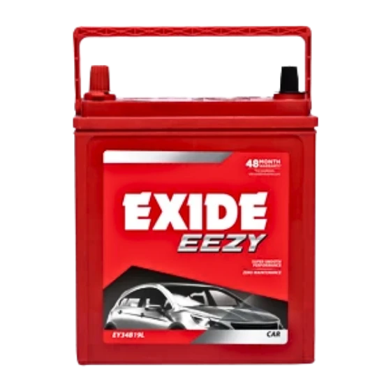 EXIDE EEZY(EY34B19L) Segment: CAR SUV MUV 48 Months Warranty