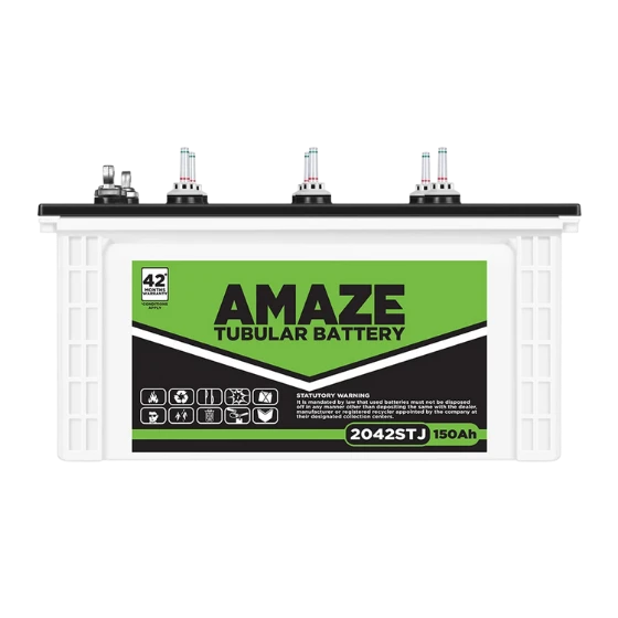 AMAZE 42 Months Warranty Tubular Inverter Battery (150 Ah, 2042STJ)