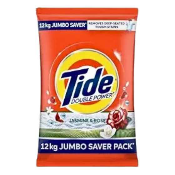 TIDE DOUBLE POWER POWDER- 12 KG JUMBO