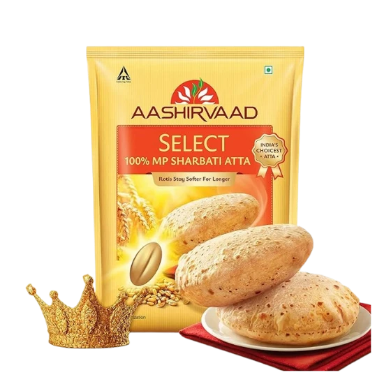Aashirvaad Select Premium Sharbati Atta, 5kg
