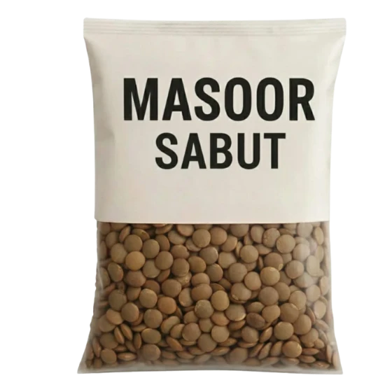 UNPOLISHED SABUT MASOOR , 500G
